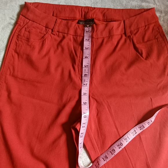Multiples Women's Straight Leg Red Dress Pants Size 10. - Picture 8 of 12